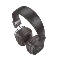 Беспроводные Bluetooth наушники Hoco W56 <коричневый> ― Nsk.OnlineBazar.su