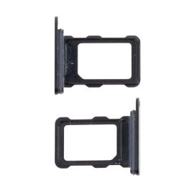 Лоток sim-карты для Apple iPhone 16 Pro Max (1 Sim) <черный>
