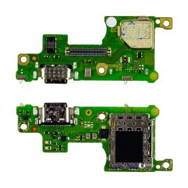 Плата нижняя для Infinix Note 40 (X6853) на системный разъем, разъем Sim-карты и микрофон (оригинал)