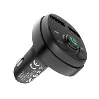 Автомобильный FM модулятор (трансмиттер) Borofone BC26 <черный> ― Nsk.OnlineBazar.su