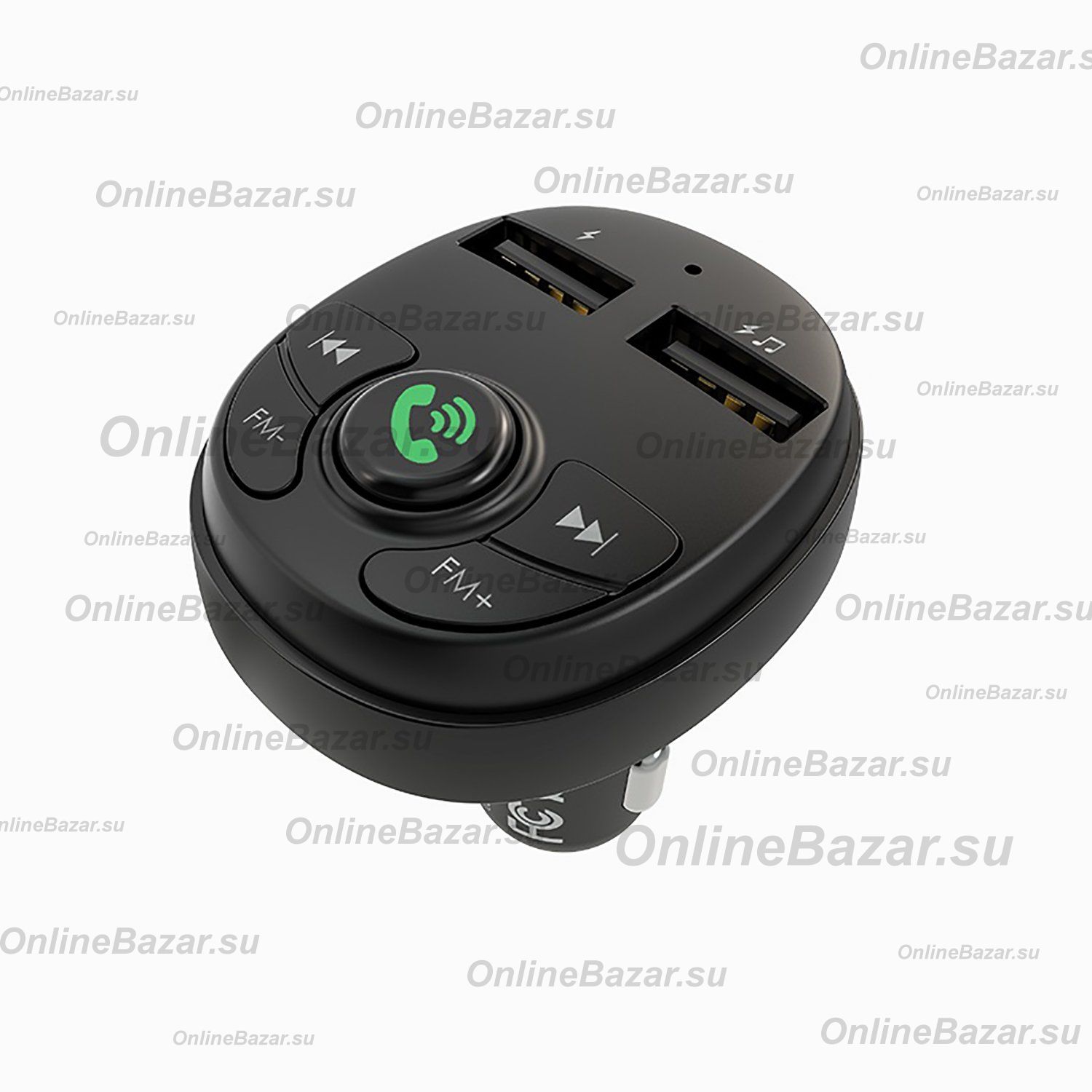 Автомобильный FM модулятор (трансмиттер) Borofone BC26 <черный> ― Nsk.OnlineBazar.su