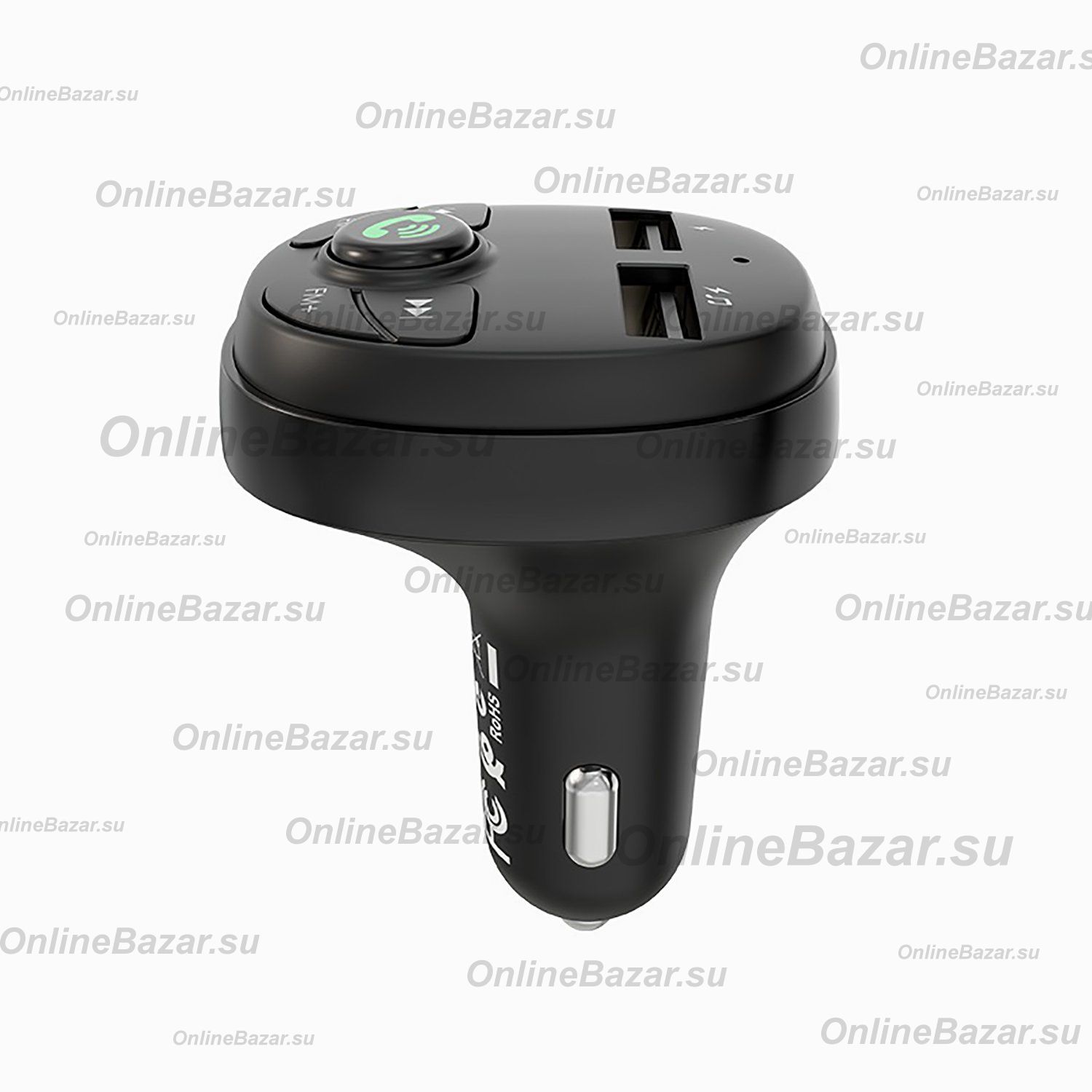 Автомобильный FM модулятор (трансмиттер) Borofone BC26 <черный> ― Nsk.OnlineBazar.su