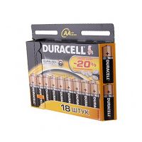 Батарейка AA Duracell LR6 Basic (упаковка 18 шт.) ― Nsk.OnlineBazar.su