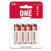 Батарейка AA SmartBuy LR6 ONE (упаковка 4 шт.) ― Nsk.OnlineBazar.su