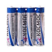Батарейка AAA Космос LR03 SR4 BOX (упаковка 4 шт.) ― Nsk.OnlineBazar.su