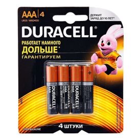 Батарейка AAA Duracell LR03 Basic CN (упаковка 4 шт.)