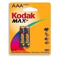 Батарейка AAA Kodak LR03 MAX (упаковка 2 шт.) ― Nsk.OnlineBazar.su