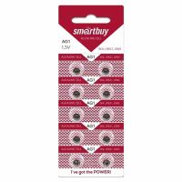 Батарейка SmartBuy AG1 (упаковка 10 шт.) ― Nsk.OnlineBazar.su