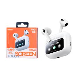 Беспроводные Bluetooth наушники Remax TWS-08 <белый>