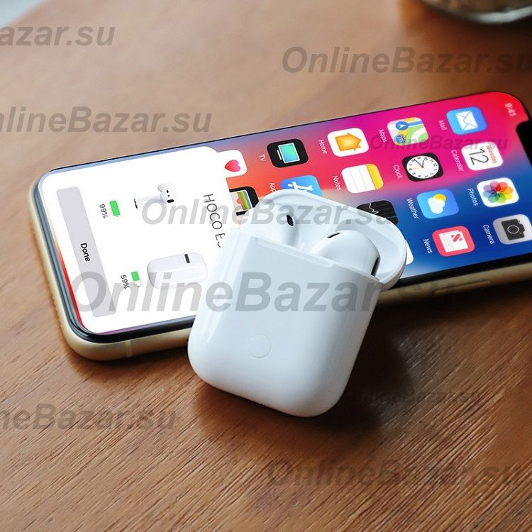 Беспроводные Bluetooth наушники Hoco ES28 <белый> ― Nsk.OnlineBazar.su