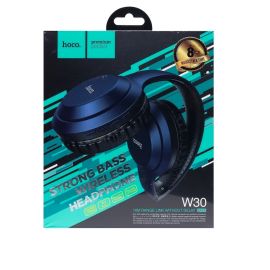 Беспроводные Bluetooth наушники Hoco W30 <сине-черный>
