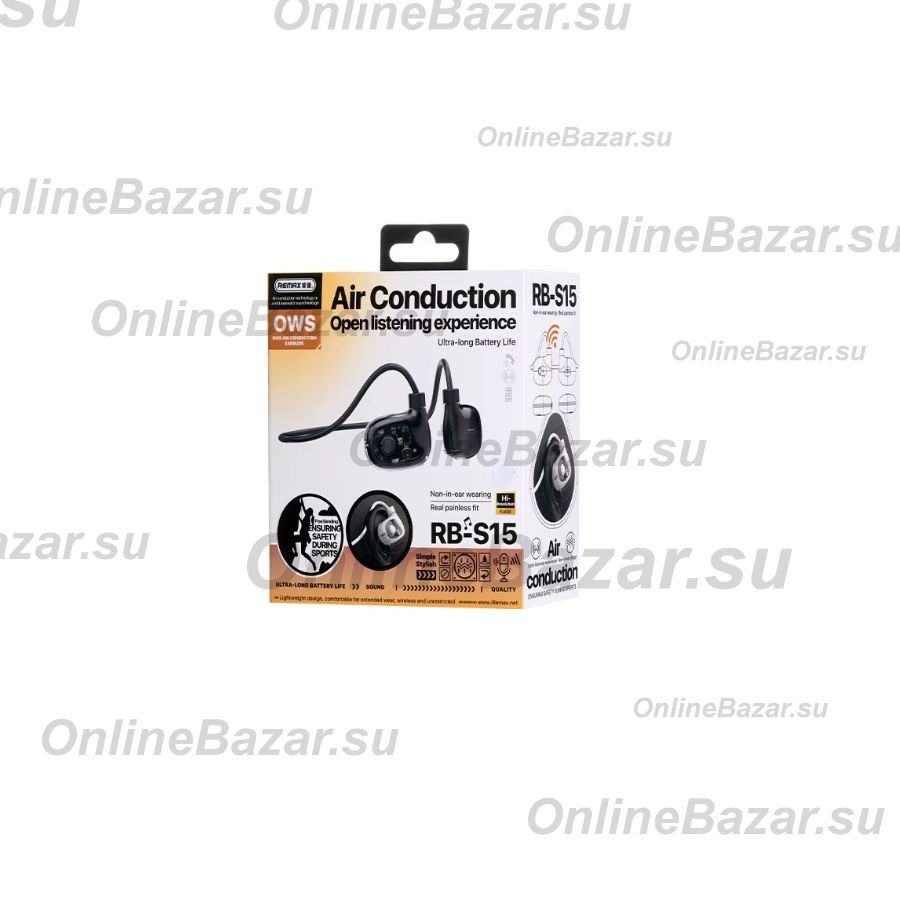 Беспроводные Bluetooth наушники Remax RB-S15 <белый> ― Nsk.OnlineBazar.su
