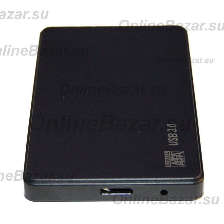 Внешний корпус для жесткого диска SATA 2.5 DM-2508 (кабель USB-MicroUSB Y-Type/USB 3.0/до 3 TB/пластик) <черный> ― Nsk.OnlineBazar.su