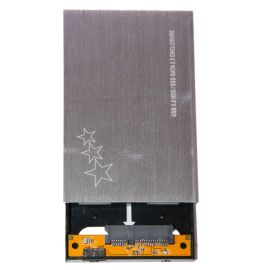 Внешний корпус для жесткого диска SATA 2.5 DM-2512 (кабель USB-MiniUSB/USB 3.0/алюминий) <серебристый>