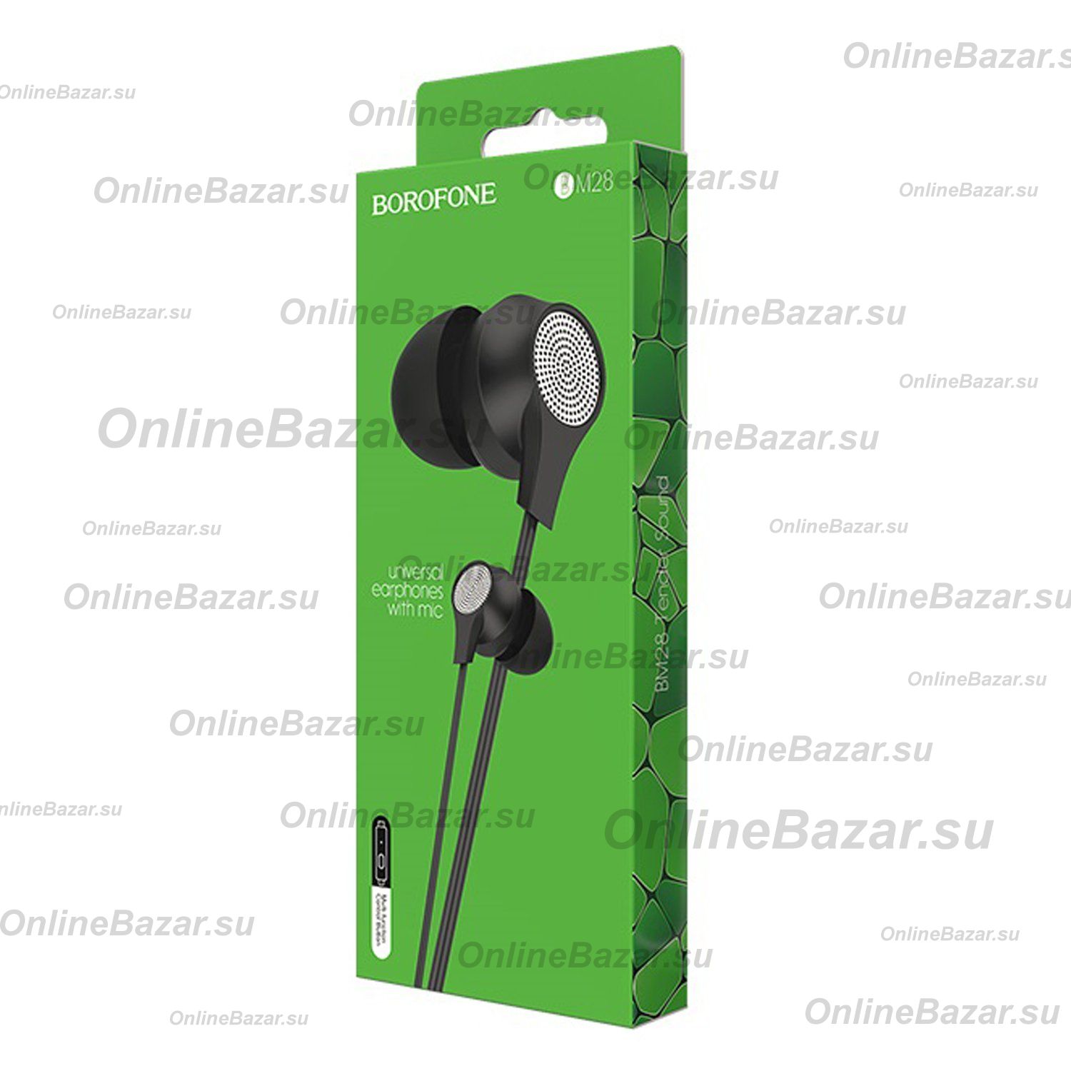 Гарнитура 3.5 Borofone BM28 <черный> ― Nsk.OnlineBazar.su