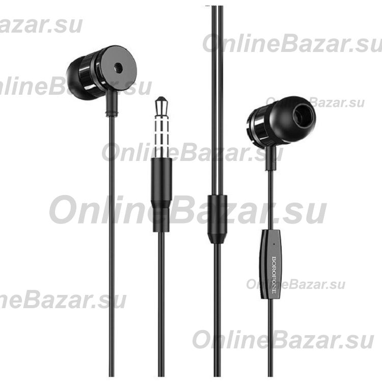 Гарнитура 3.5 Borofone BM31 <черный> ― Nsk.OnlineBazar.su