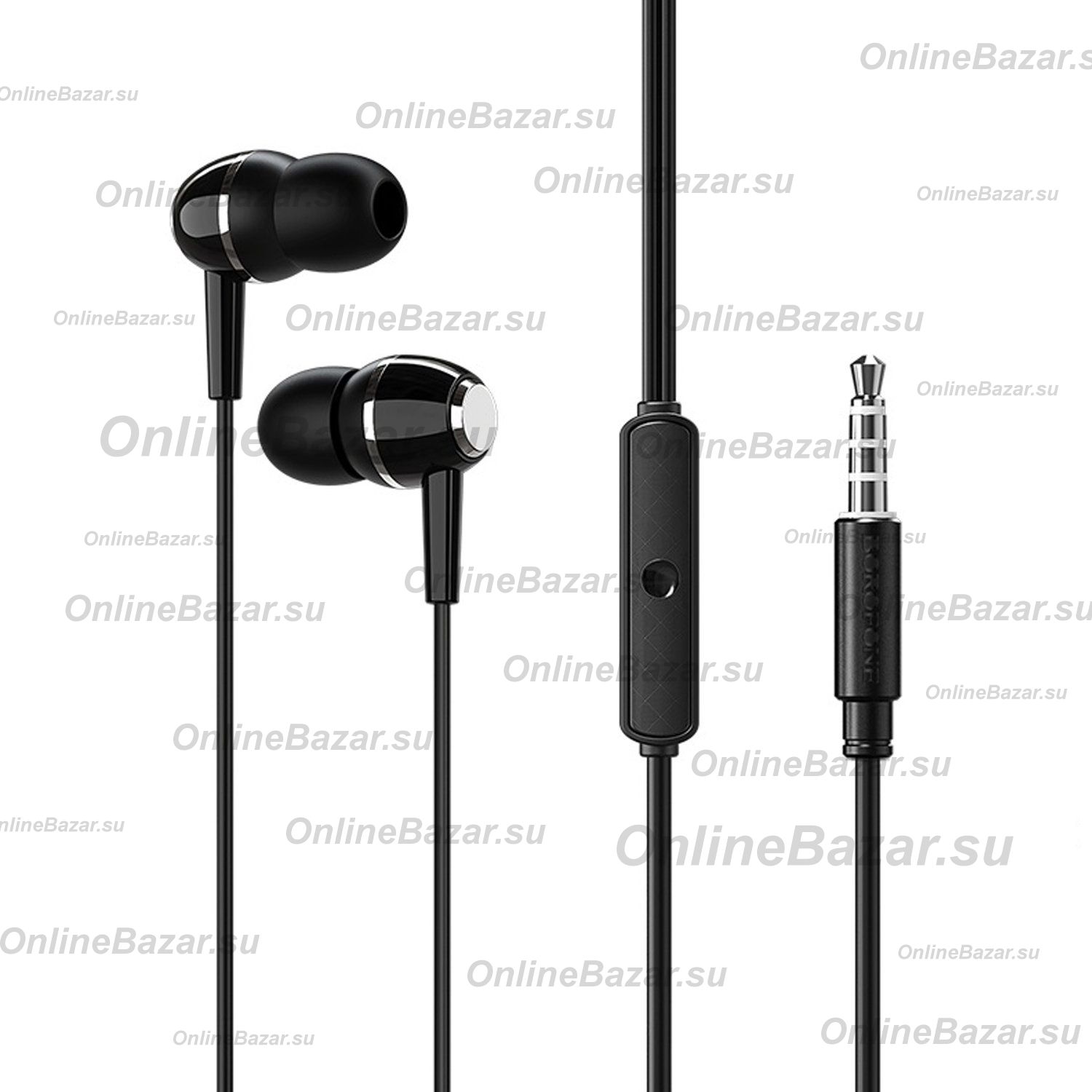 Гарнитура 3.5 Borofone BM36 <черный> ― Nsk.OnlineBazar.su