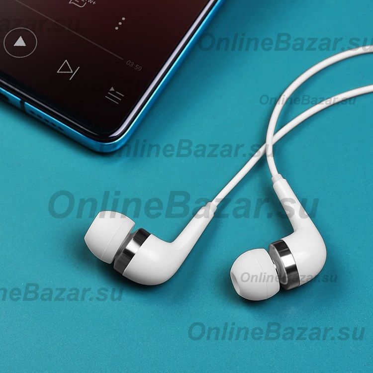 Гарнитура 3.5 Borofone BM39 <белый> ― Nsk.OnlineBazar.su
