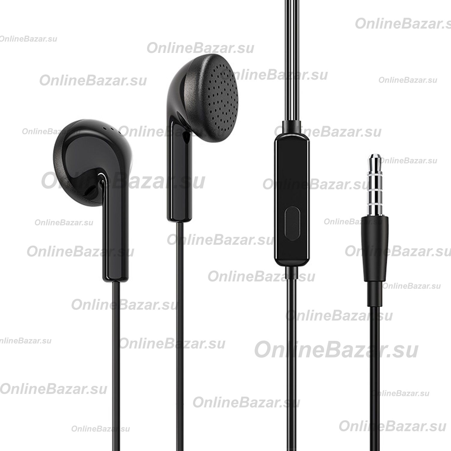 Гарнитура 3.5 Borofone BM40 <черный> ― Nsk.OnlineBazar.su