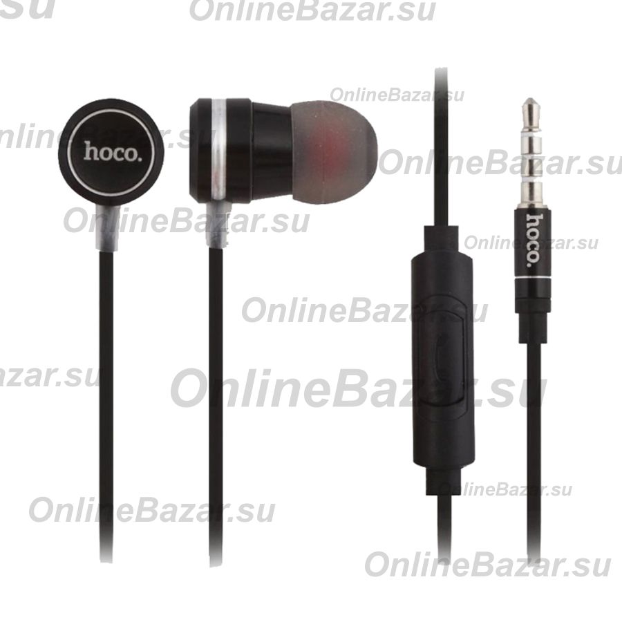 Гарнитура 3.5 Hoco M16 <черный> ― Nsk.OnlineBazar.su