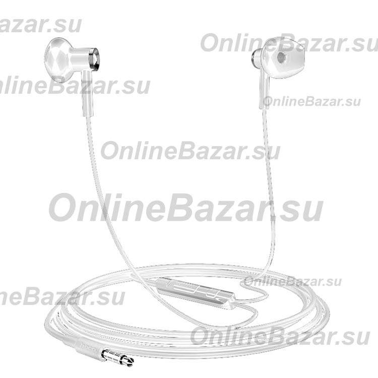Гарнитура 3.5 Hoco M47 <белый> ― Nsk.OnlineBazar.su