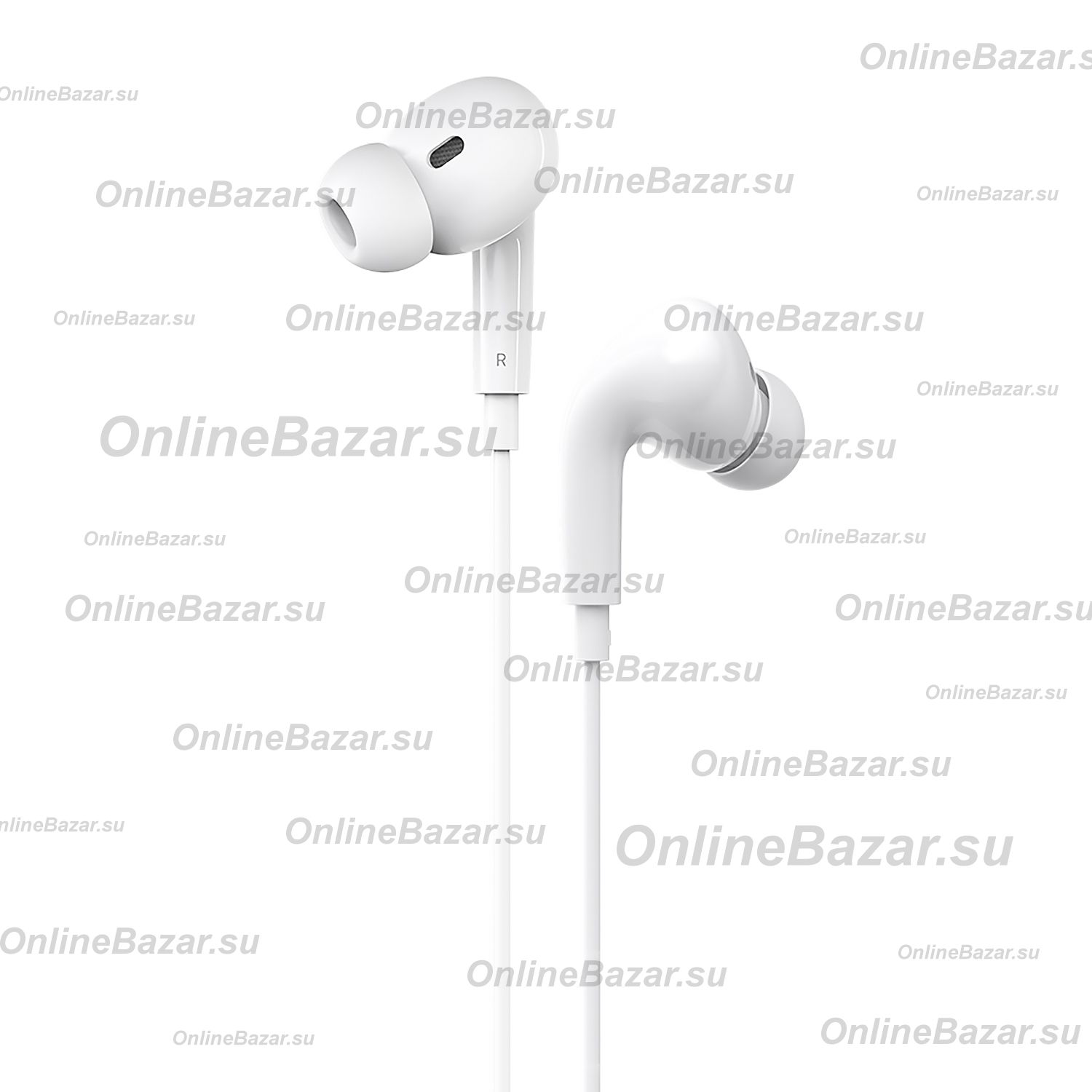 Гарнитура Apple iPhone Lightning Borofone BM30 Pro <белый> ― Nsk.OnlineBazar.su