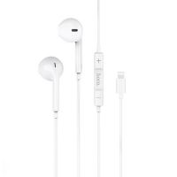 Гарнитура Apple iPhone Lightning Hoco L7 Plus <белый> ― Nsk.OnlineBazar.su