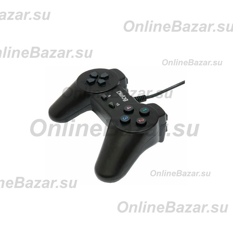 Геймпад Dialog Action GP-A01 (10 кнопок) <черный> ― Nsk.OnlineBazar.su