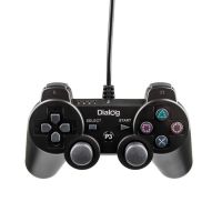 Геймпад Dialog Action GP-A17 (12 кнопок/вибро/PC USB/PS3) <черный> ― Nsk.OnlineBazar.su