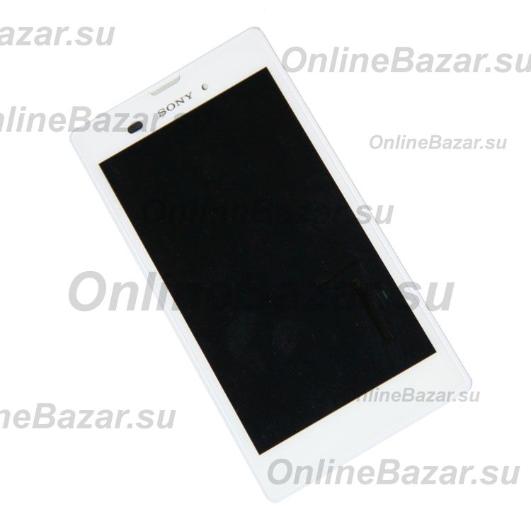 Дисплей для Sony D5102 (Xperia T3) модуль в сборе с тачскрином <белый> (оригинал) ― Nsk.OnlineBazar.su