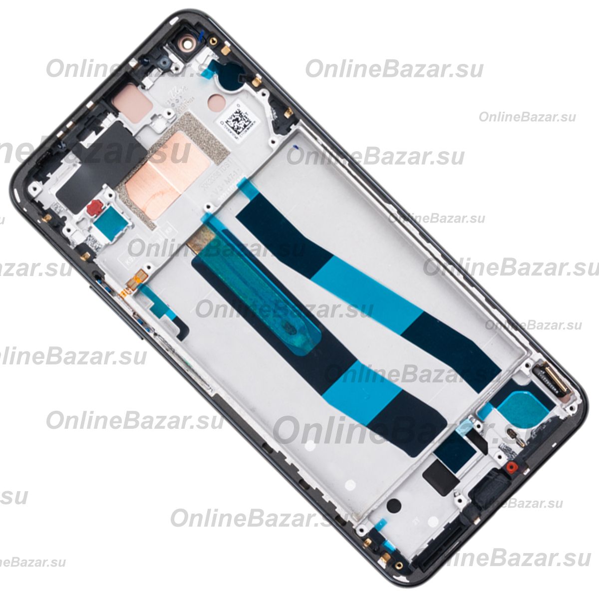 Дисплей для Xiaomi 11 Lite 5G NE модуль в сборе с тачскрином <черный> (оригинал) ― Nsk.OnlineBazar.su