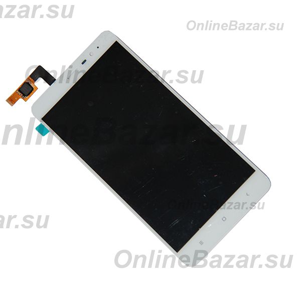 Дисплей для Xiaomi Redmi Note 3 Pro в сборе с тачскрином <белый> ― Nsk.OnlineBazar.su