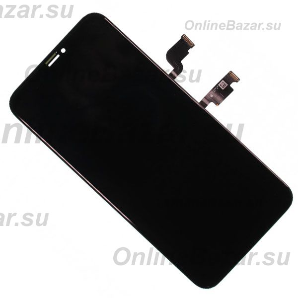 Дисплей для Apple iPhone Xs Max модуль в сборе с тачскрином <черный> (супер премиум) ― Nsk.OnlineBazar.su