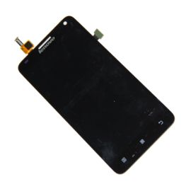 Дисплей для Lenovo S580 в сборе с тачскрином <черный>