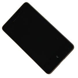 Дисплей для Nokia RM-980 модуль в сборе с тачскрином <черный> (оригинал)