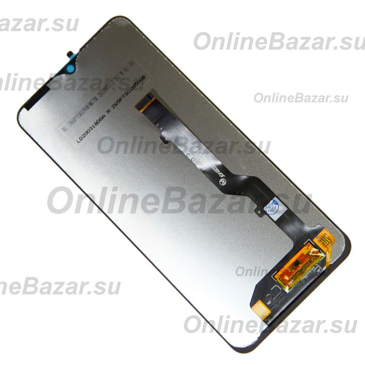 Дисплей для ZTE Blade 20 Smart (rev. V1050) в сборе с тачскрином <черный> ― Nsk.OnlineBazar.su