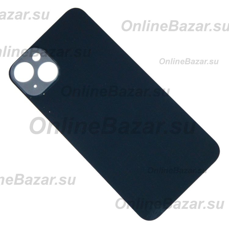 Задняя крышка для Apple iPhone 14 Plus (широкий вырез под камеру) <черный> ― Nsk.OnlineBazar.su
