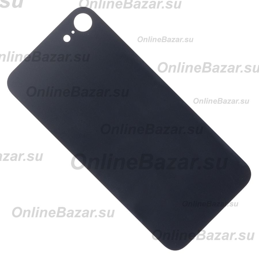 Задняя крышка для Apple iPhone 8 (широкий вырез под камеру) <черный> (оригинал) ― Nsk.OnlineBazar.su