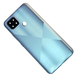 Задняя крышка для Realme RMX3201 <голубой>
