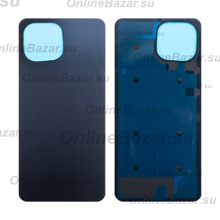 Задняя крышка для Xiaomi 11 Lite 5G NE <черный> (премиум) ― Nsk.OnlineBazar.su