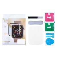 Защитное стекло для Apple Watch Series 10 (42 mm) (3D/UV комплект-клей, лампа) ― Nsk.OnlineBazar.su