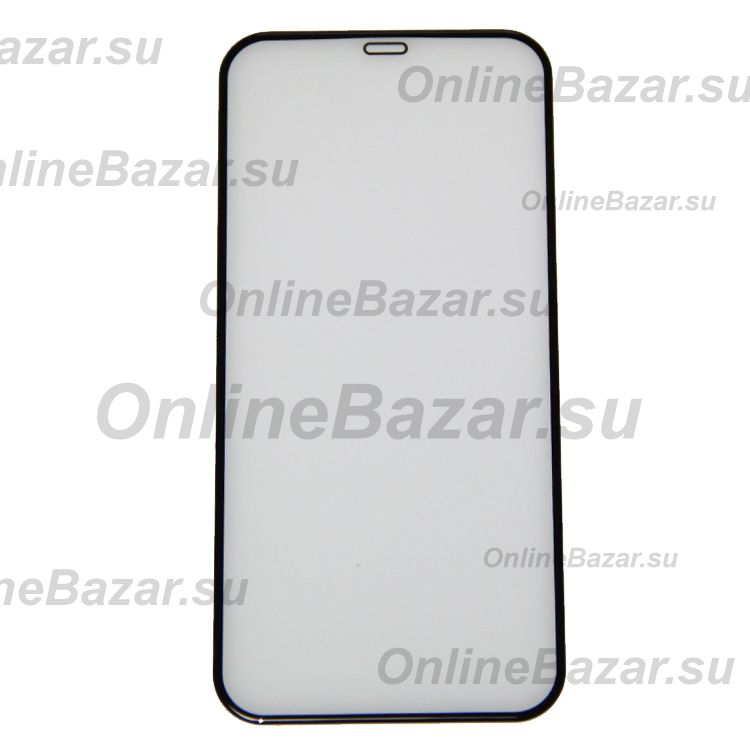 Защитное стекло для Apple iPhone 12 Pro (закаленное, полное покрытие 3D) <черный> ― Nsk.OnlineBazar.su