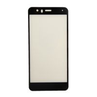 Защитное стекло для Huawei WAS-LX1 (2,5D/полная наклейка) <черный> ― Nsk.OnlineBazar.su