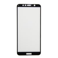 Защитное стекло для Honor 7C (AUM-L41) (2.5D/полная наклейка) <черный> ― Nsk.OnlineBazar.su