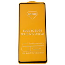 Защитное стекло для Infinix Hot 50 (X6882) (2.5D/полная наклейка) <черный>