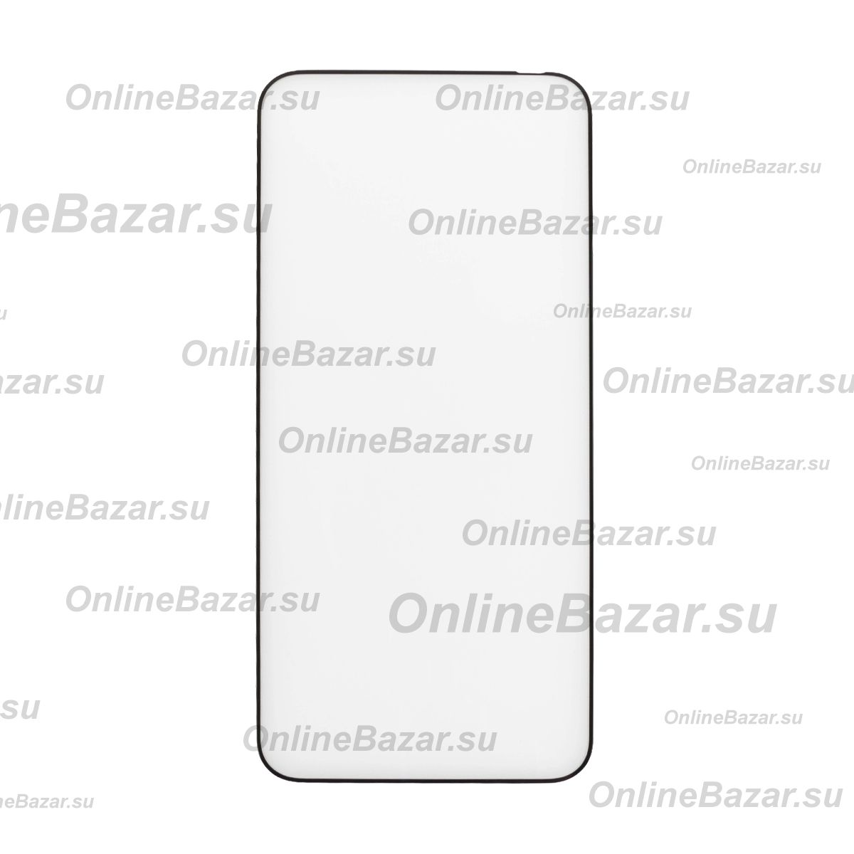 Защитное стекло для Infinix Hot 60 Pro (X6885) (2,5D/полная наклейка) <черный> ― Nsk.OnlineBazar.su