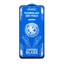 Защитное стекло для Infinix Hot 60i (X6728) (2.5D/полная наклейка) <черный>