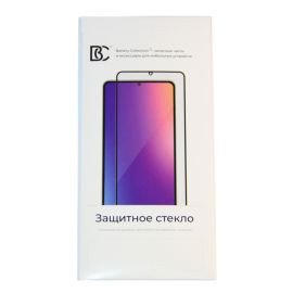 Защитное стекло для TCL 30 (2,5D/закаленное, полная наклейка) <черный> в блистере
