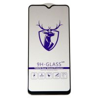 Защитное стекло для Samsung SM-A207F (Galaxy A20s) (2.5D/закаленное, полная наклейка) <черный> в блистере ― Nsk.OnlineBazar.su