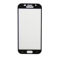 Защитное стекло для Samsung SM-A520DS (Galaxy A5 2017) (2,5D/полная наклейка) <черный> ― Nsk.OnlineBazar.su